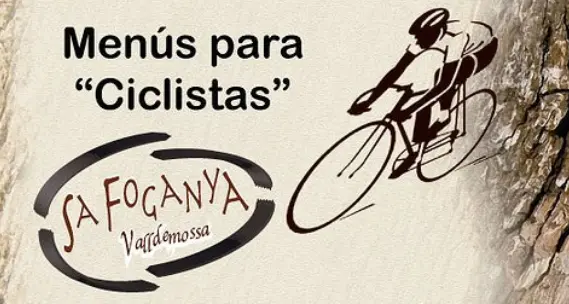 Sa Foganya menu for cyclists